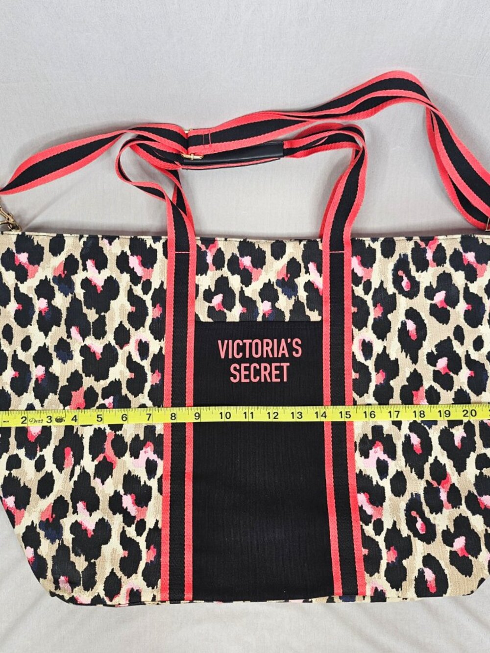 Victoria's Secret | Leopard Print Tote Bag | Canvas Travel Bag